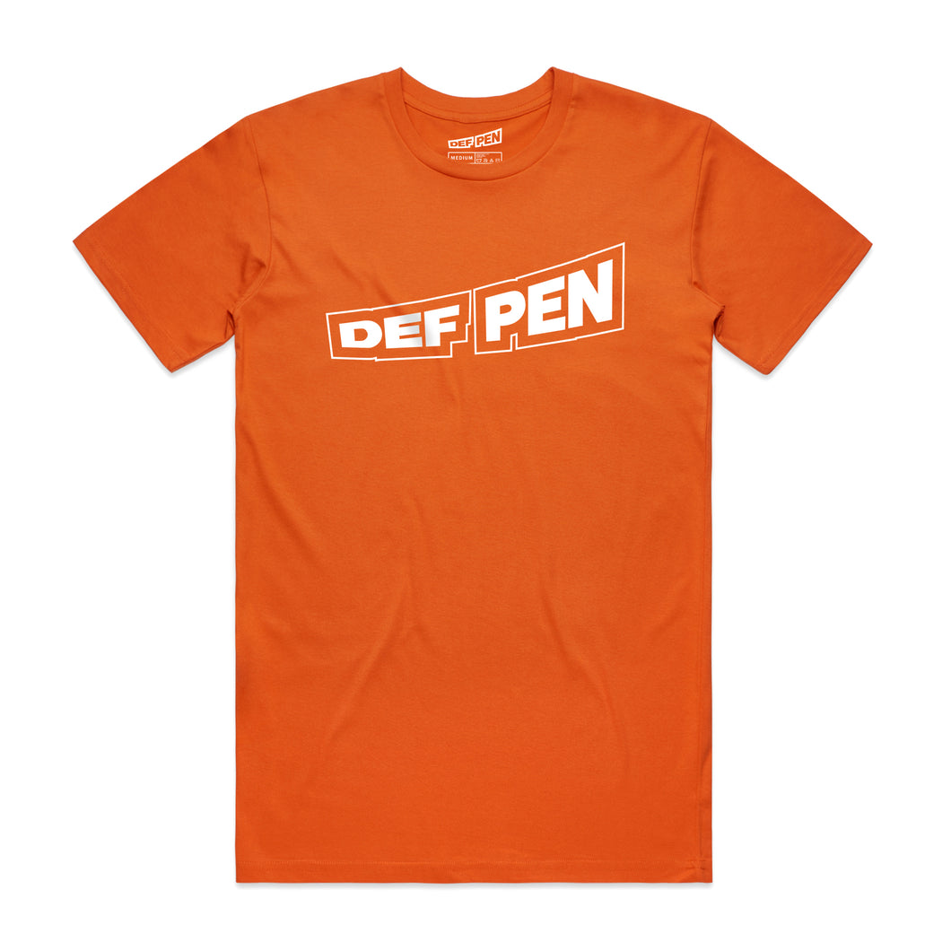 Def Pen Logo Tee (ORANGE)