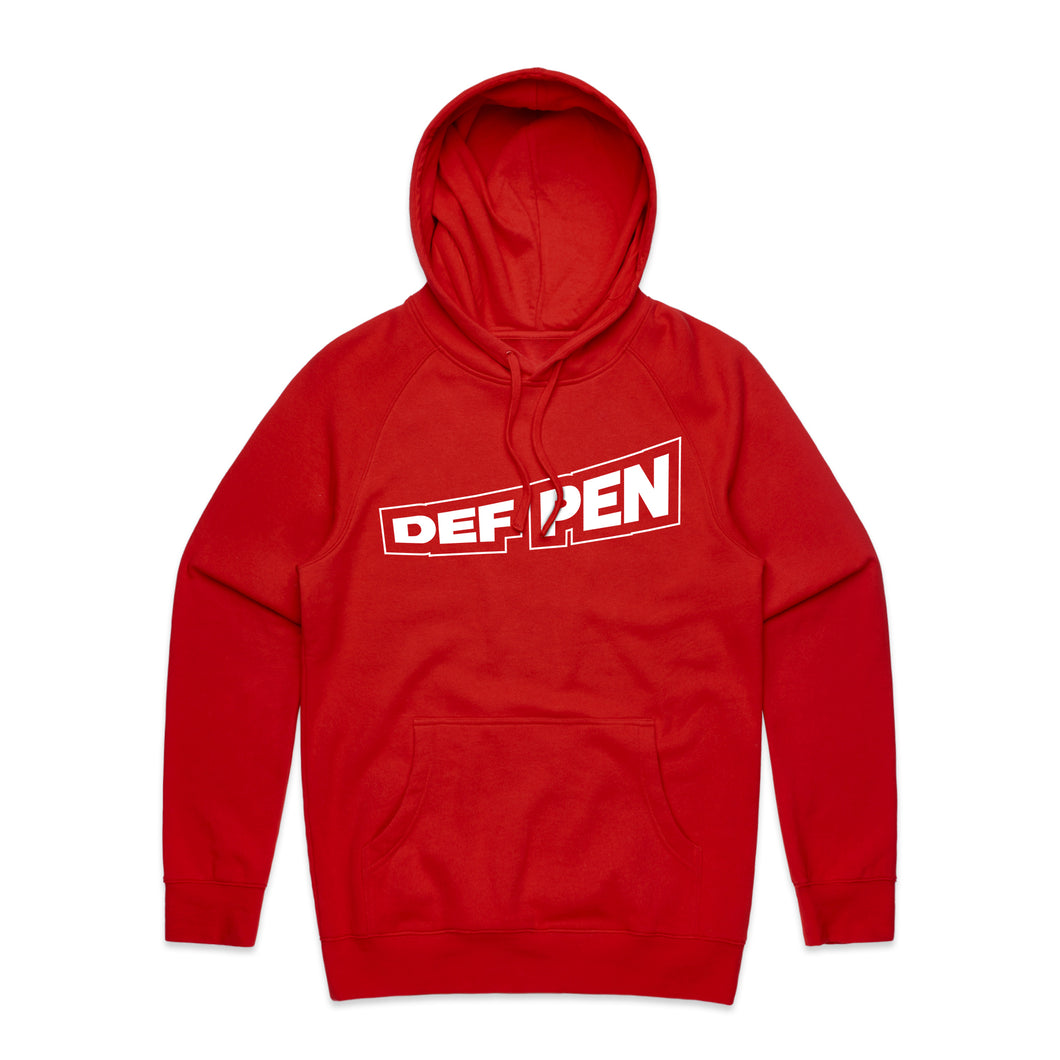 Def Pen Logo Hoodie (RED)