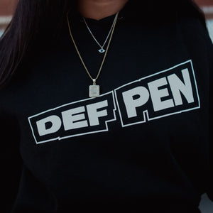 Def Pen Logo Hoodie (BLACK)