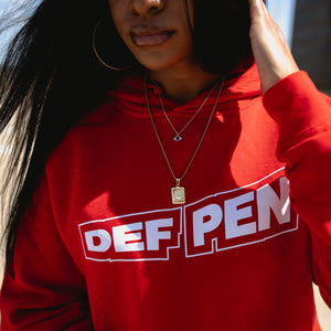 Def Pen Logo Hoodie (RED)